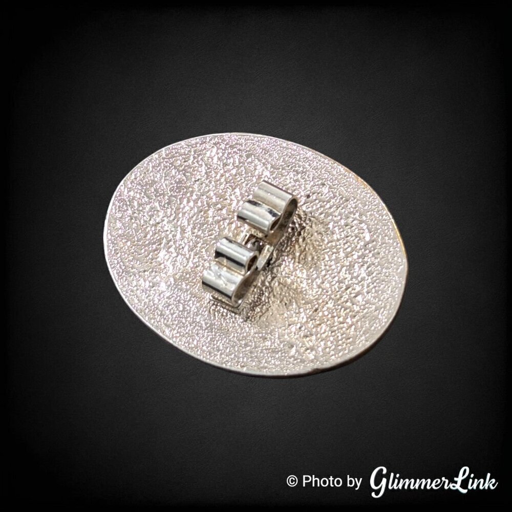 Oval Two Tone Etched Swirl & Nugget Bolo Slide - Picture 6 of 7